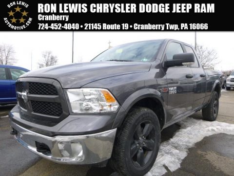 Granite Crystal Metallic Ram 1500 Outdoorsman Quad Cab 4x4.  Click to enlarge.