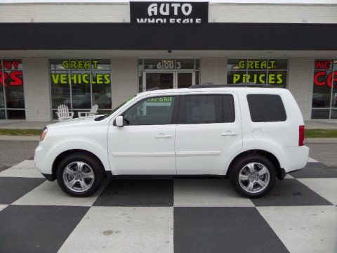 Taffeta White Honda Pilot EX-L.  Click to enlarge.