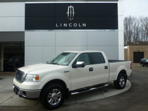 White Sand Tri-Coat Ford F150 Lariat SuperCrew 4x4.  Click to enlarge.