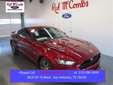 Ruby Red Metallic Ford Mustang GT Coupe.  Click to enlarge.