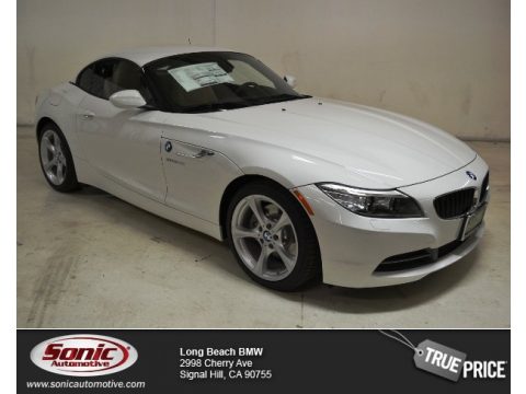 Alpine White BMW Z4 sDrive28i.  Click to enlarge.