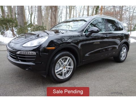 Black Porsche Cayenne S.  Click to enlarge.