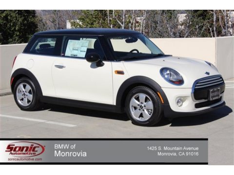 Pepper White Mini Cooper Hardtop 2 Door.  Click to enlarge.