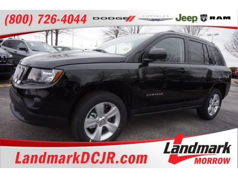 Black Jeep Compass Sport.  Click to enlarge.