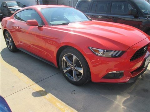 Competition Orange Ford Mustang V6 Coupe.  Click to enlarge.