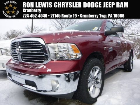 Deep Cherry Red Crystal Pearl Ram 1500 SLT Quad Cab 4x4.  Click to enlarge.