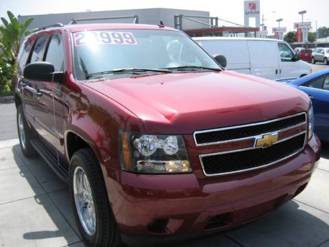 Sport Red Metallic Chevrolet Tahoe LS.  Click to enlarge.