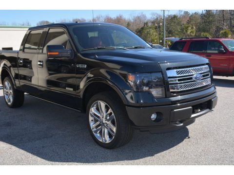 Tuxedo Black Metallic Ford F150 Limited SuperCrew 4x4.  Click to enlarge.
