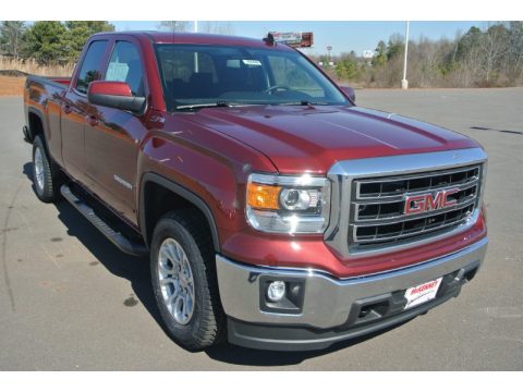 Sonoma Red Metallic GMC Sierra 1500 SLE Double Cab.  Click to enlarge.