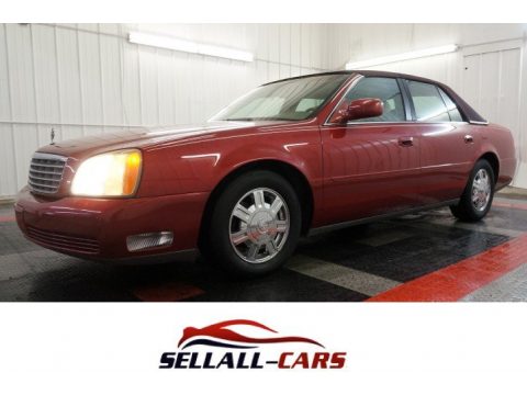 Crimson Red Pearl Cadillac DeVille Sedan.  Click to enlarge.