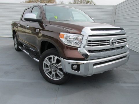 Sunset Bronze Mica Toyota Tundra 1794 Edition CrewMax 4x4.  Click to enlarge.