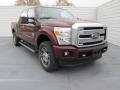 Front 3/4 View of 2015 Ford F250 Super Duty Platinum Crew Cab 4x4 #2