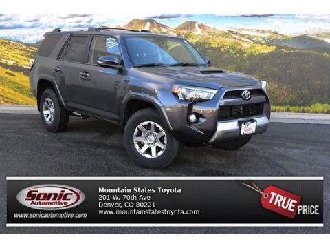 Magnetic Gray Metallic Toyota 4Runner Trail Premium 4x4.  Click to enlarge.