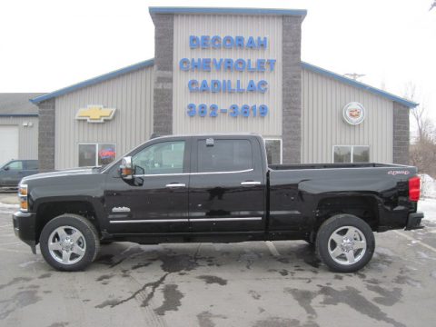 Black Chevrolet Silverado 2500HD High Country Crew Cab 4x4.  Click to enlarge.