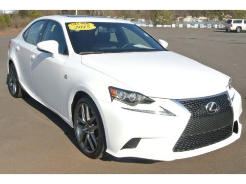 Ultra White Lexus IS 350 F Sport.  Click to enlarge.