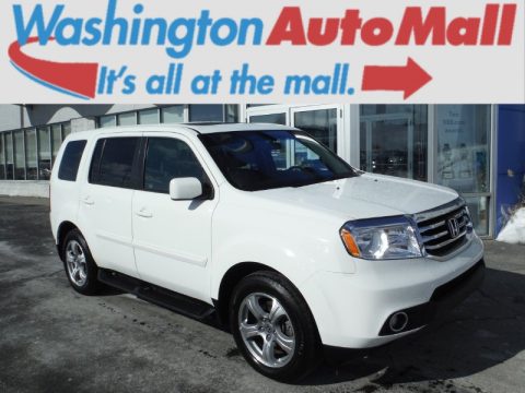 Taffeta White Honda Pilot EX-L 4WD.  Click to enlarge.