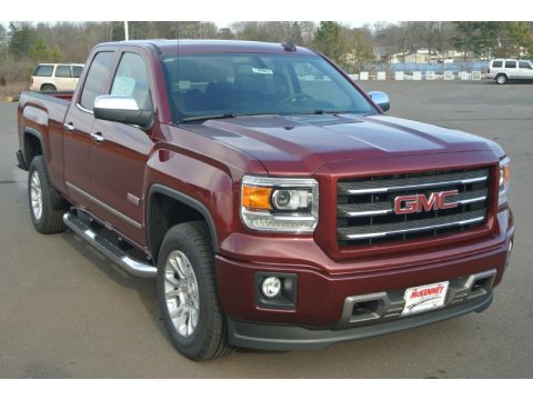 Sonoma Red Metallic GMC Sierra 1500 SLE Double Cab 4x4.  Click to enlarge.
