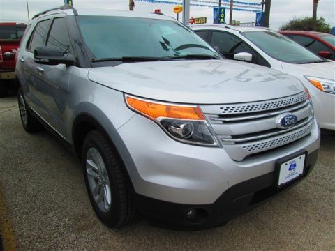 Ingot Silver Ford Explorer XLT.  Click to enlarge.