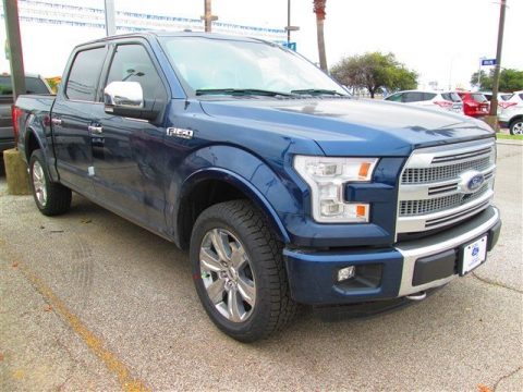 Blue Jeans Metallic Ford F150 Platinum SuperCrew 4x4.  Click to enlarge.