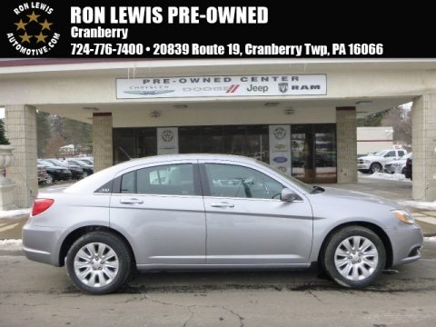 Billet Silver Metallic Chrysler 200 LX Sedan.  Click to enlarge.