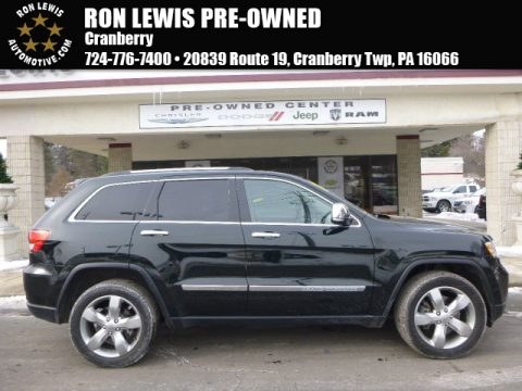 Black Forest Green Pearl Jeep Grand Cherokee Limited 4x4.  Click to enlarge.