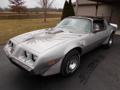 10th Anniversary Silver/Charcoal Pontiac Firebird 10th Anniversary Trans Am.  Click to enlarge.