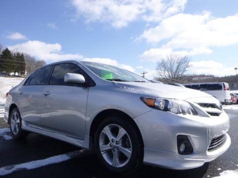 Classic Silver Metallic Toyota Corolla S.  Click to enlarge.