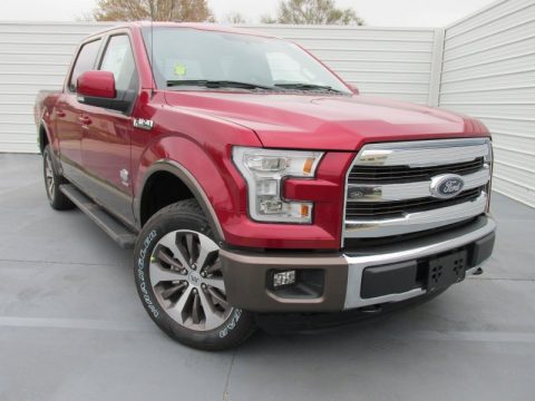 Ruby Red Metallic Ford F150 King Ranch SuperCrew 4x4.  Click to enlarge.