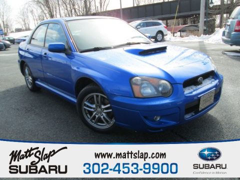 WR Blue Pearl Subaru Impreza WRX Sedan.  Click to enlarge.