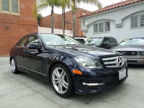 Lunar Blue Metallic Mercedes-Benz C 250 Sport.  Click to enlarge.