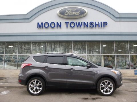 Sterling Gray Metallic Ford Escape Titanium 2.0L EcoBoost 4WD.  Click to enlarge.