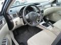  2010 Subaru Impreza Ivory Interior #10
