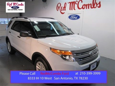 Oxford White Ford Explorer FWD.  Click to enlarge.
