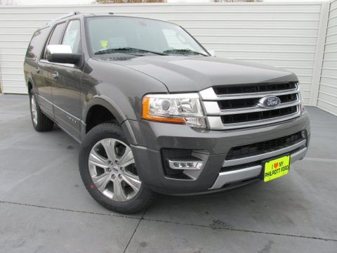 Magnetic Metallic Ford Expedition EL Platinum.  Click to enlarge.