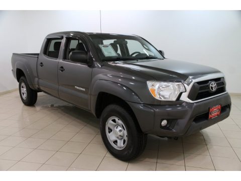 Magnetic Gray Metallic Toyota Tacoma V6 SR5 Double Cab 4x4.  Click to enlarge.