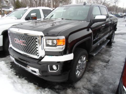Onyx Black GMC Sierra 2500HD Denali Crew Cab 4x4.  Click to enlarge.