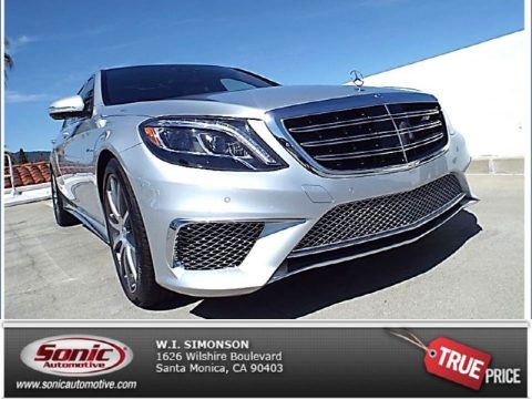 Iridium Silver Metallic Mercedes-Benz S 65 AMG Sedan.  Click to enlarge.