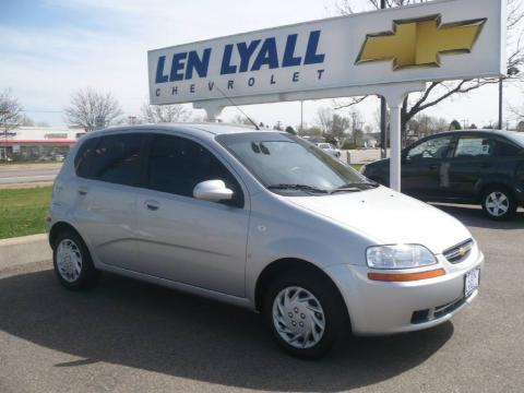 Cosmic Silver Metallic Chevrolet Aveo Aveo5 Special Value.  Click to enlarge.