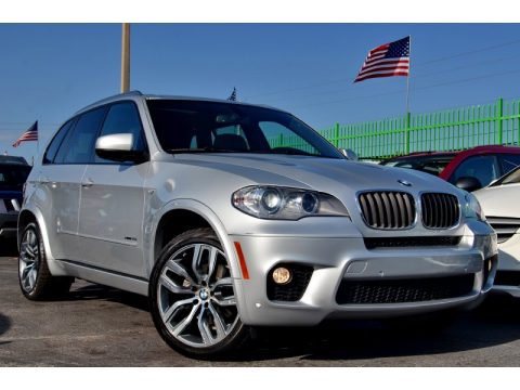 Titanium Silver Metallic BMW X5 xDrive 35i Sport Activity.  Click to enlarge.