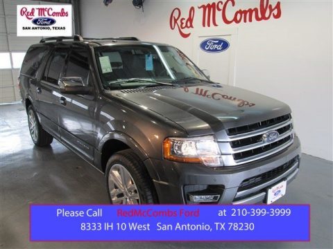 Magnetic Metallic Ford Expedition EL Platinum.  Click to enlarge.
