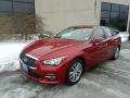 Front 3/4 View of 2014 Infiniti Q 50 3.7 AWD #3