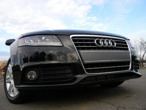 Brilliant Black Audi A4 2.0T Sedan.  Click to enlarge.