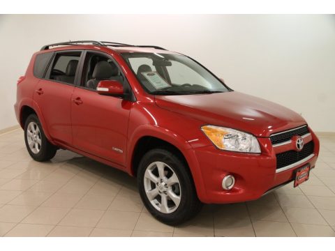 Barcelona Red Metallic Toyota RAV4 Limited 4WD.  Click to enlarge.
