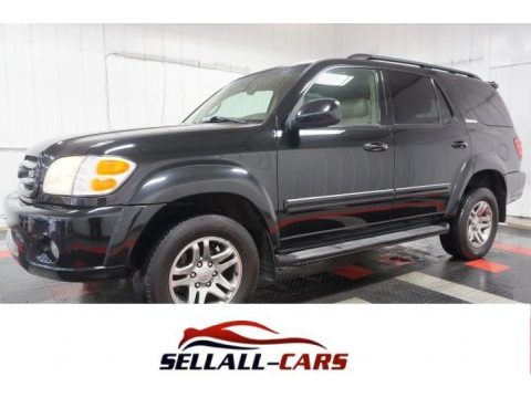Black Toyota Sequoia Limited 4x4.  Click to enlarge.