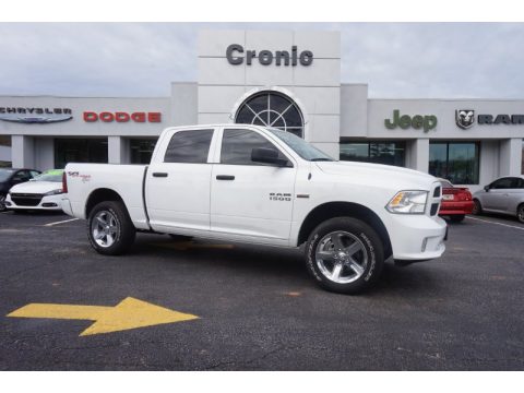 Bright White Ram 1500 Express Crew Cab 4x4.  Click to enlarge.