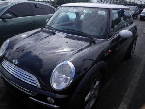 Jet Black Mini Cooper Hardtop.  Click to enlarge.