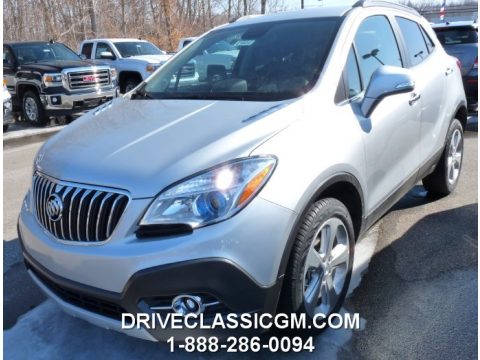 Quicksilver Metallic Buick Encore Leather AWD.  Click to enlarge.