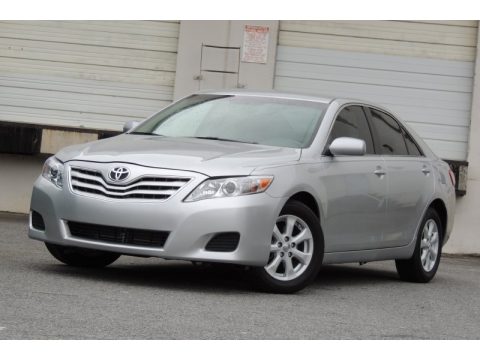 Classic Silver Metallic Toyota Camry LE.  Click to enlarge.