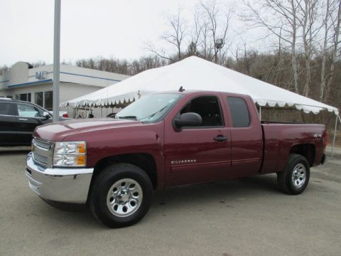 Deep Ruby Metallic Chevrolet Silverado 1500 LS Extended Cab 4x4. Click to enlarge. Deep Ruby Metallic Chevrolet Silverado 1500 LS Extended Cab 4x4. Click to enlarge.