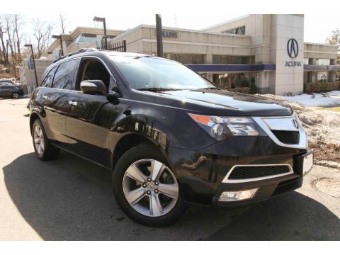 Crystal Black Pearl Acura MDX SH-AWD Technology.  Click to enlarge.